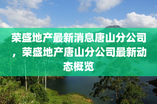 荣盛地产最新消息唐山分公司，荣盛地产唐山分公司最新中山市多米克自动化设备有限公司动态概览
